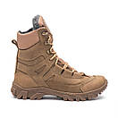 Берці зимові військові шкіряні койот Арт-106, фото 4