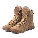 Берці зимові військові шкіряні койот Арт-106, фото 5