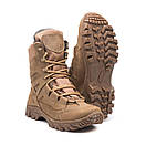 Берці зимові військові шкіряні койот Арт-106, фото 7