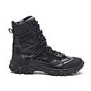 Зимові берці шкіряні військові чорні Арт-106, фото 3