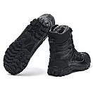 Зимові берці шкіряні військові чорні Арт-106, фото 4