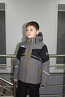 Детская/подростковая куртка High Experience для мальчика Серая (р. 134 - 170)