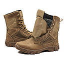 Зимові берці шкіряні військові койот Арт-107, фото 5