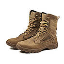 Зимові берці шкіряні військові койот Арт-107, фото 6