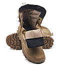 Берці демісезонні шкіряні Берці осінні койот Берці тактичні койот, фото 10