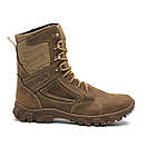 Берці демісезонні шкіряні Берці осінні койот Берці тактичні койот, фото 2