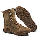 Берці демісезонні шкіряні Берці осінні койот Берці тактичні койот, фото 7