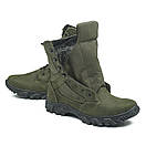 Берці зимові військові шкіряні олива Арт-107, фото 4