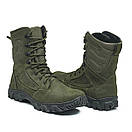 Берці зимові військові шкіряні олива Арт-107, фото 9
