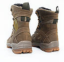 Берці військові шкіряні зимові на мембрані Gore-Tex койот Арт-802, фото 4