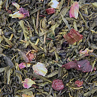 Зеленый ароматизированный рассыпной чай Зеленый с клюквой 250 г