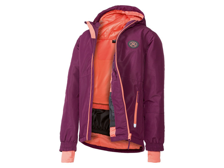 Лижна термокуртка для дівчинки бордова Crivit 146/152см, фото 1