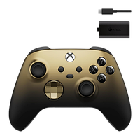 Набор Геймпад Беспроводной Microsoft Xbox Series Controller Special Edition Gold Shadow + Аккумулятор Play