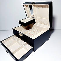 Шкатулка для прикрас шкірзамінник купити оптом, фото 4