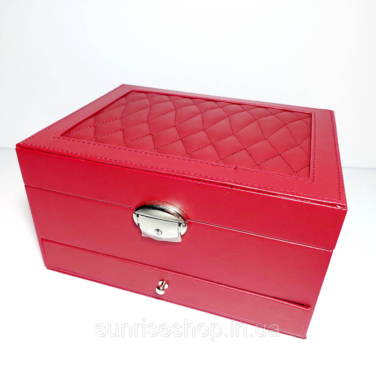 Шкатулка для прикрас шкірзамінник купити оптом