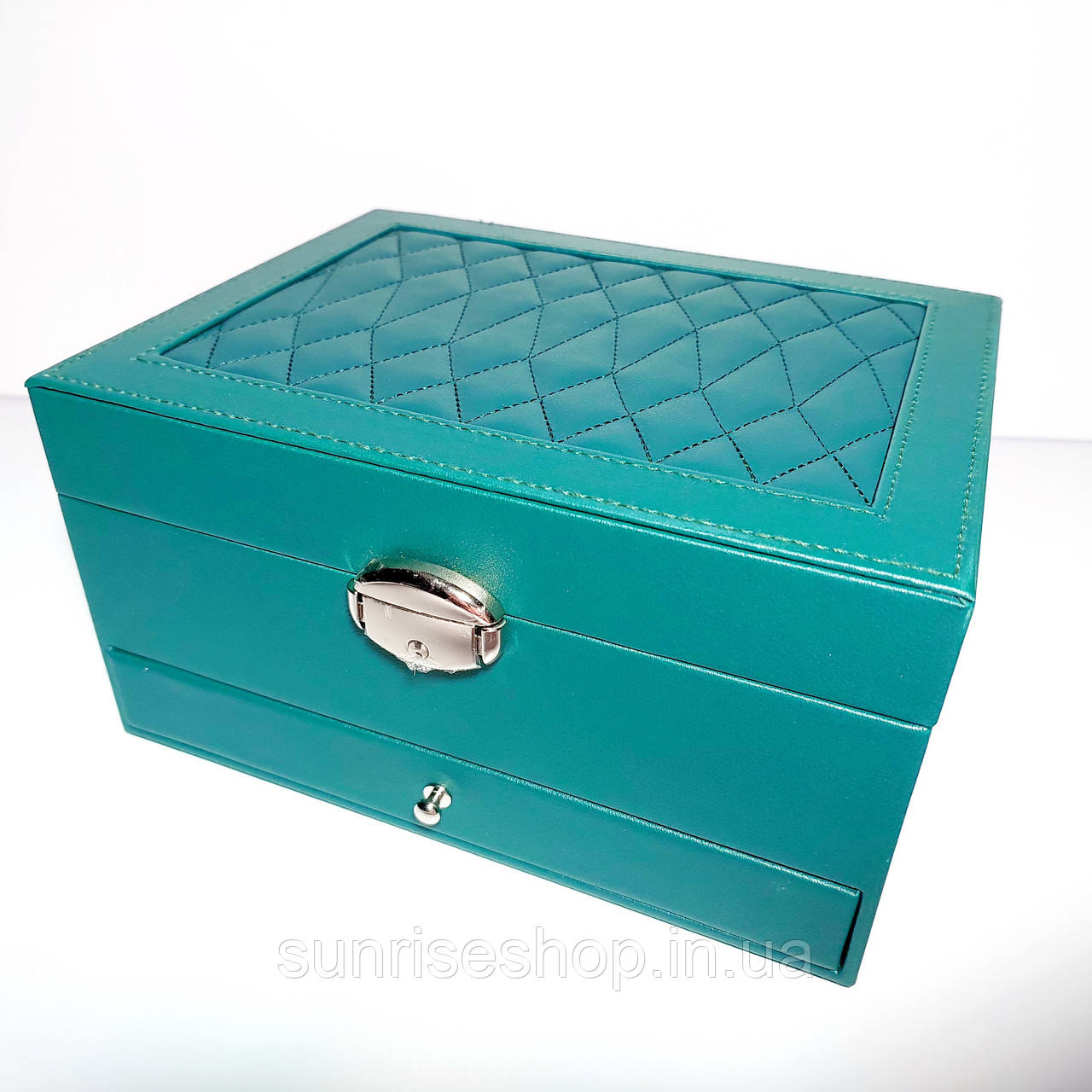 Шкатулка для прикрас шкірзамінник купити оптом