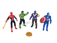 Ігровий набір Месники з 4 шт Супер Героїв Марвел Marvel для дітей