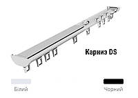 Карниз для штор стельовий DS однорядний з комплектацією з алюмінієвого профілю