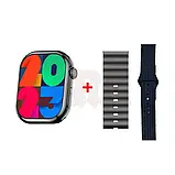 Наручний годинник Smart V9 PRO MAX 2 ремінця , Smart-годинник пульсометр, знімний ремінець, будильник, фото 4