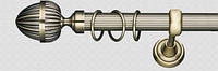 Карниз для штор ø 25 мм, одинарный, наконечник Одеон