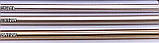 Карниз для штор квадро 20х20 мм, одинарний, наконечник Заноті, фото 2