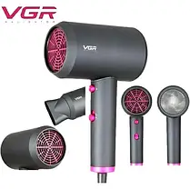 Фен для Сушіння й Укладання Волосся VGR V-400 1800-2000 Вт, Стильна Зачіска за Кілька Хвилин, фото 2
