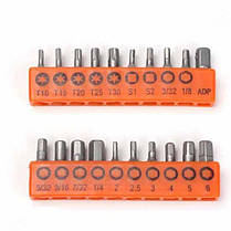 Набір інструментів 43 предм., Універсальний набір інструментів, Викрутка з бітами, фото 3