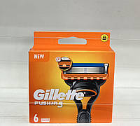 Сменные кассеты Gillette Fusion 5 (6 шт. картонна упаковка )