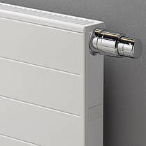 Радіатор сталевий Kermi Line-V, PLV, 22 тип, 600x1400мм, нижнє підкл., Therm-X2, 2746Вт, білий, фото 4