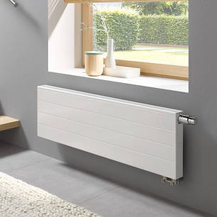 Радіатор сталевий Kermi Line-V, PLV, 22 тип, 500x1400мм, нижнє підкл., Therm-X2, 2372Вт, білий, фото 3