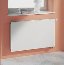 Радіатор сталевий Kermi Plan-V, PTV, 22 тип, 300x1800мм, нижнє підкл., Therm-X2, 2050Вт, білий, фото 3