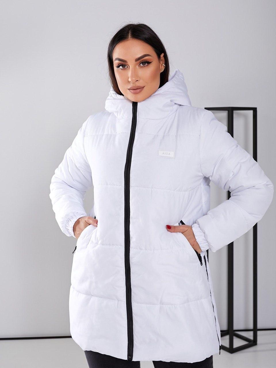 Куртка коротка зимова/жіноча куртка арт. А060 білий