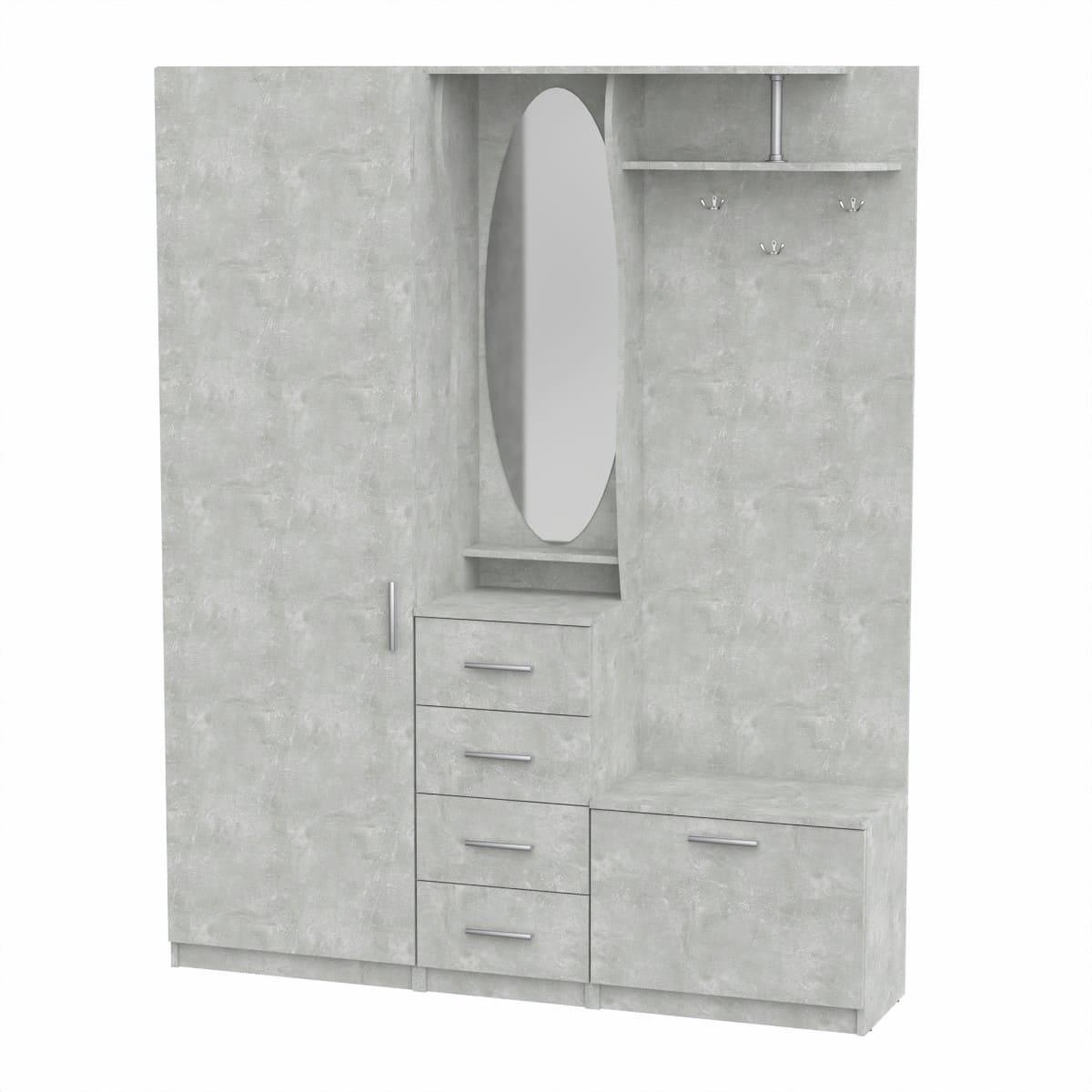 Передпокій "Тамара" 160х37х200 см. Колір Ательє світлий, фото 1