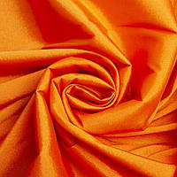 Ткань тафта стрейч однотонная оранжевая ш. 1,5 (04-18674*003) TM IDEIA