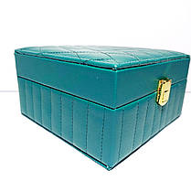 Шкатулка для прикрас шкірзамінник купити оптом, фото 4