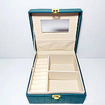Шкатулка для прикрас шкірзамінник купити оптом, фото 2