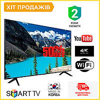 Телевизор Samsung Smart TV 4K 2023 год Ultra HD, LЕD, IPTV, T2 42 дюйма WIFI Сборка Корея Самсунг Андроид 13
