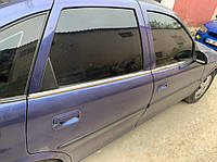 Окантовка окон (4 шт, нерж) для Opel Vectra B 1995-2002 гг T.C