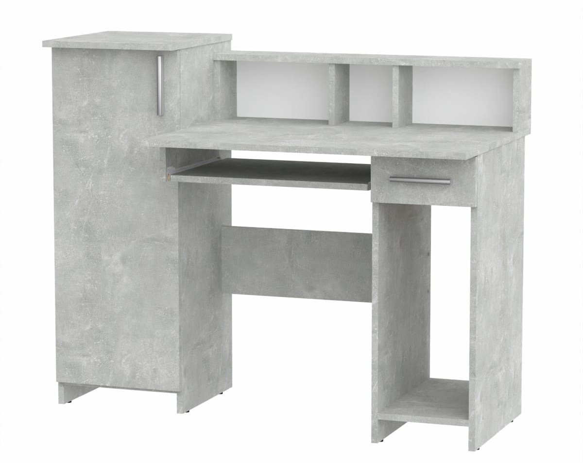 Стіл комп'ютерний 118х60х74/96 см. Колір Ательє світлий, ПІ-ПІ-2, фото 1