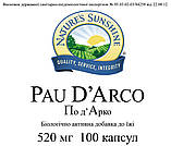 По Д’Арко НСП Pau D’Arco NSP внутрішній шар кори мурашиного дерева, 100 Веганський капсул, фото 7