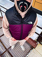 Жилетка The North Face фиолетовая | Мужская спортивная безрукавка Зе Норт Фейс