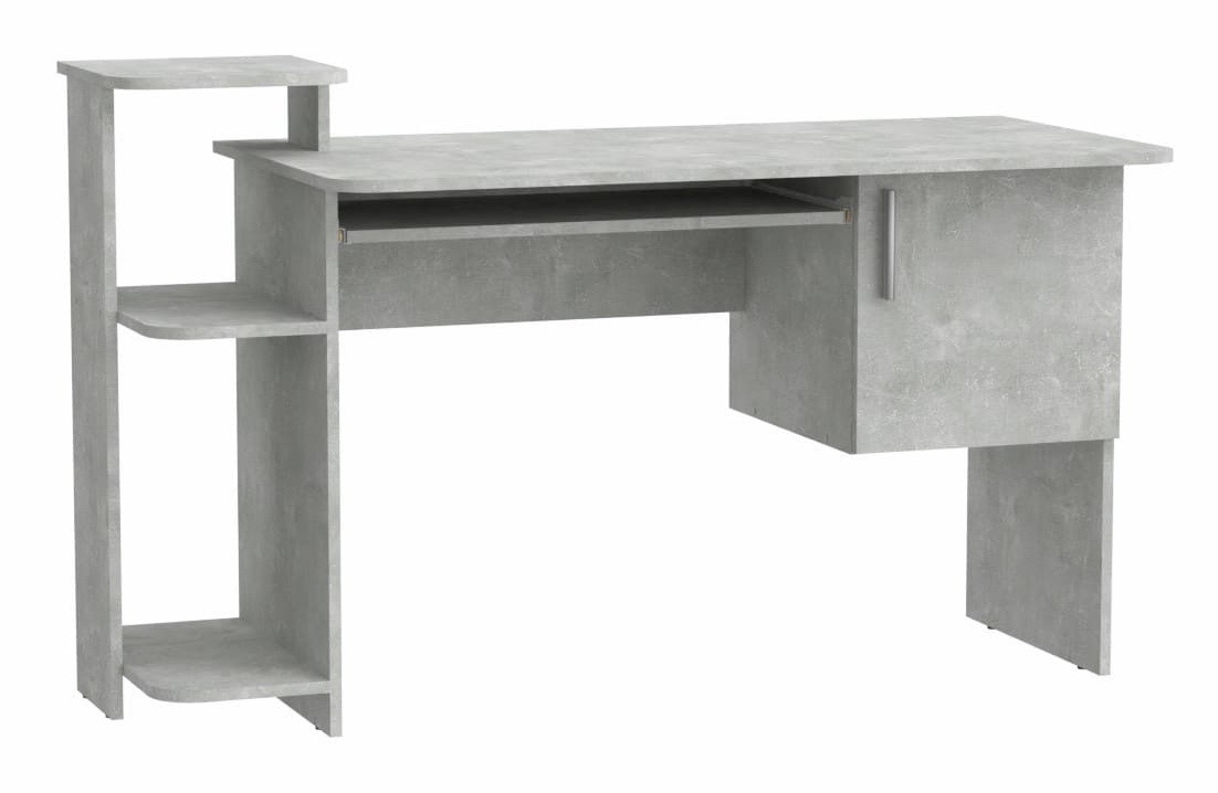 Стіл комп'ютерний 142х60х75/87 см. Колір Ательє світлий, СКМ-3, фото 1