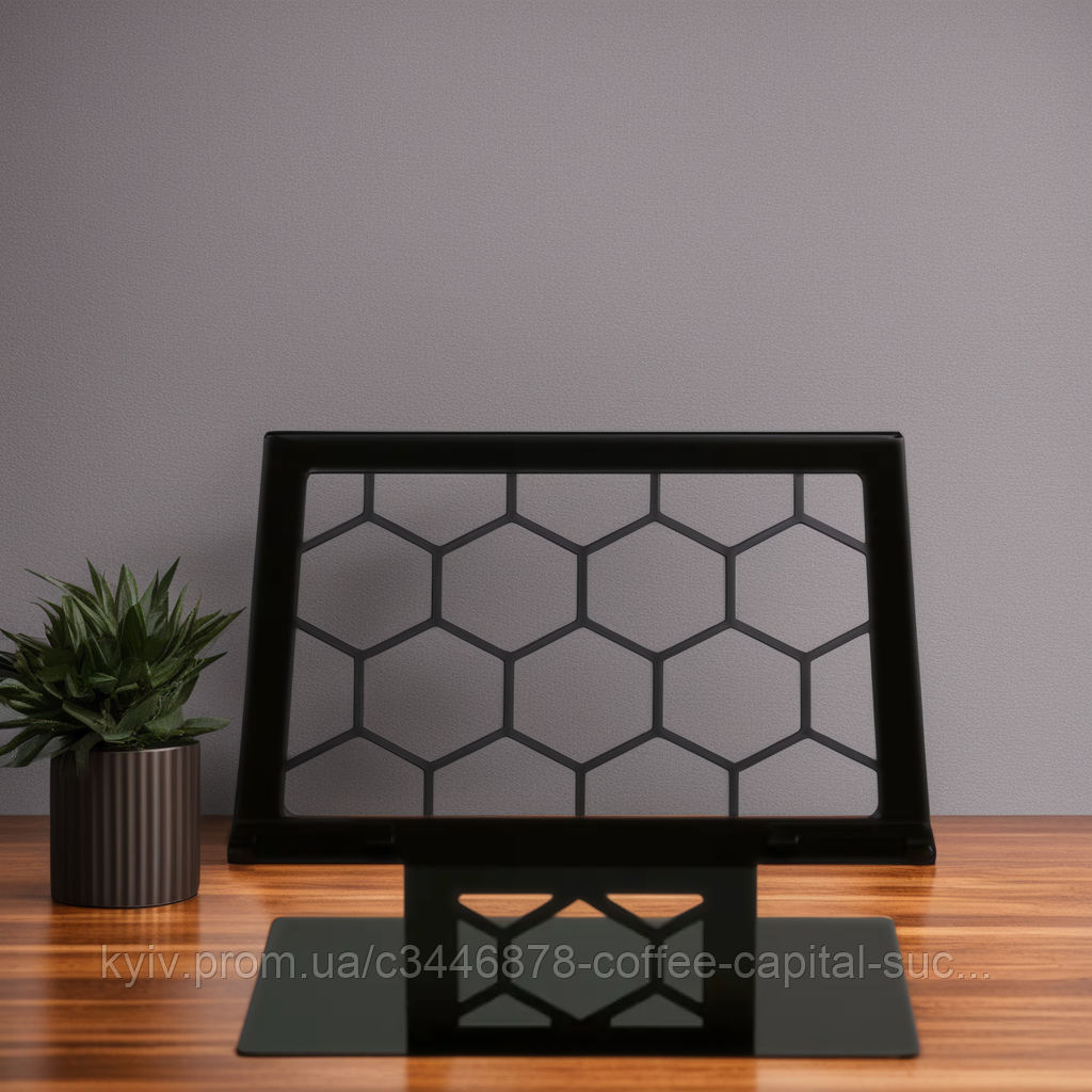 Металева підставка під планшет, електронну книгу , тримач планшета настільний, фото 1