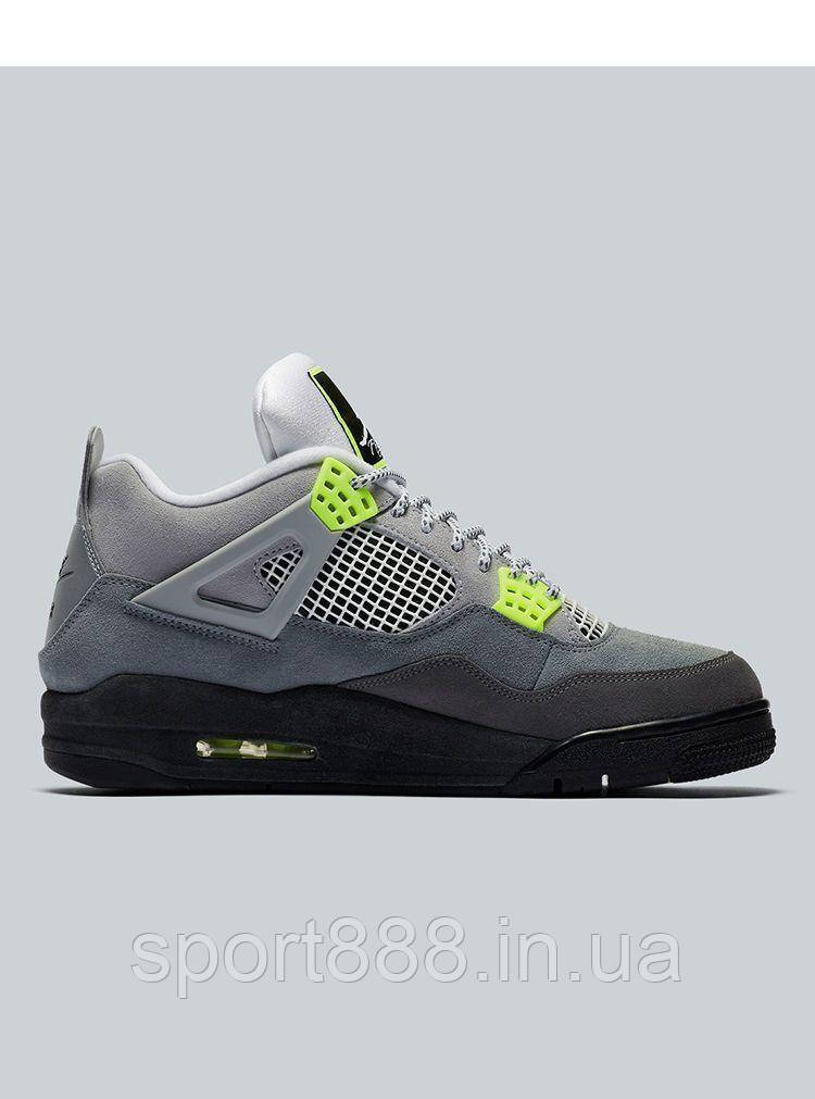 Eur36-46 Air Jordan 4 Retro SE 95 Neon Джордан кросівки чоловічі жіночі