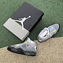 Eur36-46 Air Jordan 4 Retro SE 95 Neon Джордан кросівки чоловічі жіночі, фото 5