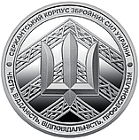 Медаль монета Сержантський корпус 2023 в сувенірній упаковці, фото 4