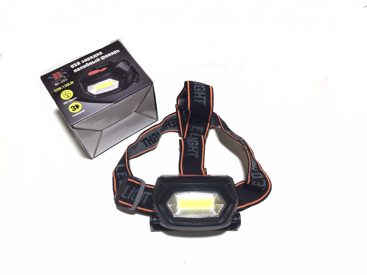 Налобний Ліхтар Led Headlamp BL-203 LED COB, фото 1