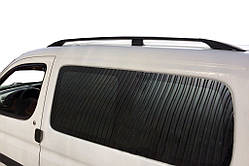 Чорні рейлінги З металевою ніжкою, під клей для Citroen Berlingo 1996-2008 рр