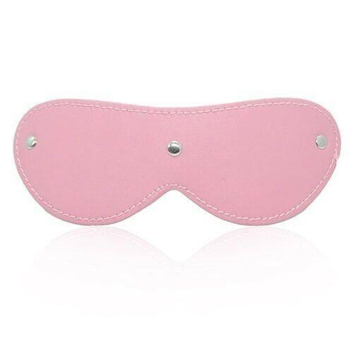 Маска на очі червона DS Fetish Blindfold pink, фото 1