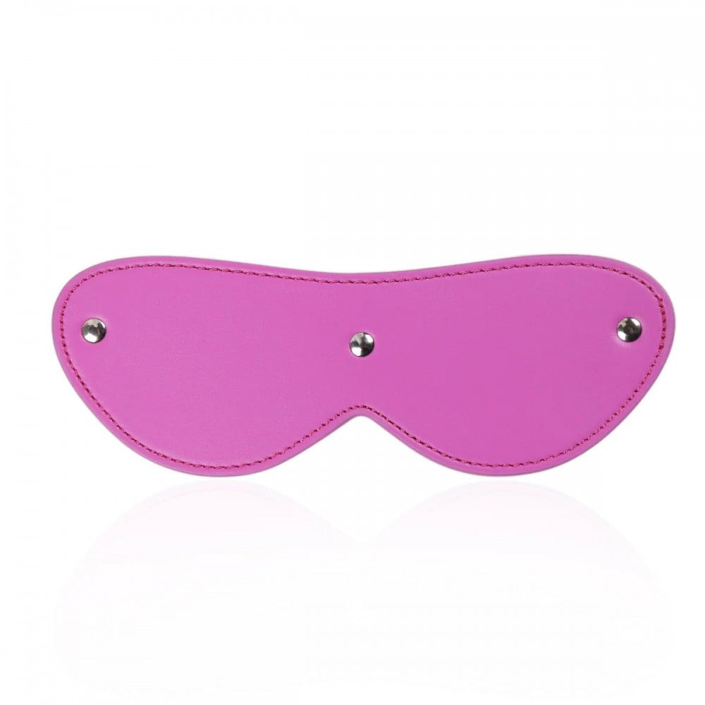 Маска із заплющеними очима Fetish Blindfold яскраво-рожева, фото 1